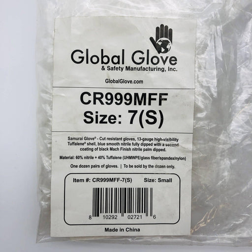 Global Glove CR999MFF Cut Resistant Glove Small Samurai Double Dipped 12 Pairs 2