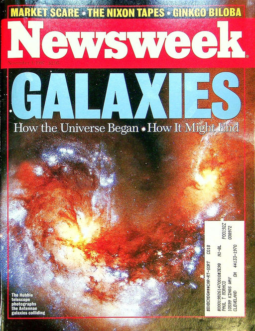 Newsweek Magazine November 3 1997 Richard Nixon Tapes Hubble Telescope Galaxies 1