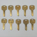 10x Falcon 1573 Key Blanks Original E Keyway Nickel Silver 5 Pin 3