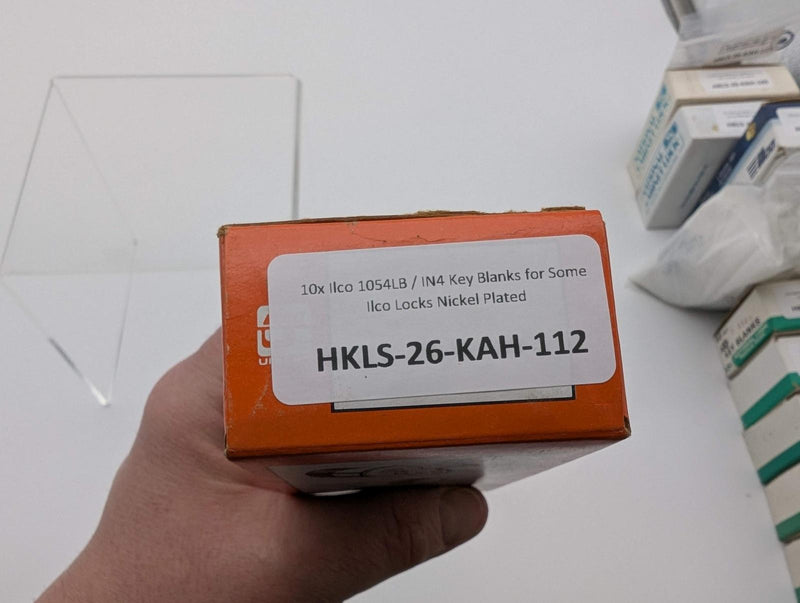 10x Ilco 1054LB / IN4 Key Blanks for Some Ilco Locks Nickel Plated 4