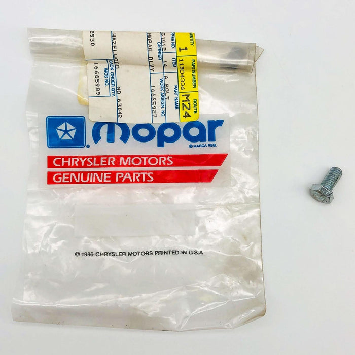 Mopar 11504336 Bolt Hex Head OEM New Old Stock NOS Open 1