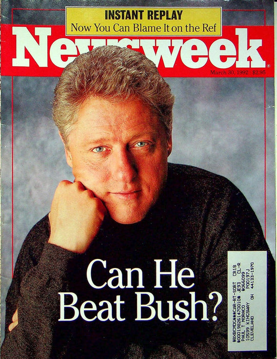 Newsweek Magazine March 30 1992 Bill Clinton President South Africa Apartheid 1