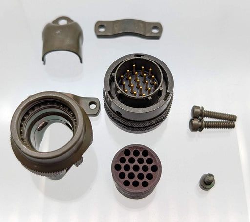 Amphenol PT08E14-19P Circular Connector 19-Pin Right Angle MIL Spec 1