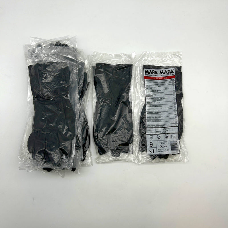 Mapa 401449 Technic NS-401 Chemical Resistant Gloves XL Neoprene 22 Mil 12 Pairs