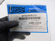 Fort Lock MFW23078 Cam Lock 7/8" Len 3/4" Dia Stainless Steel Keyed Alike 217 5