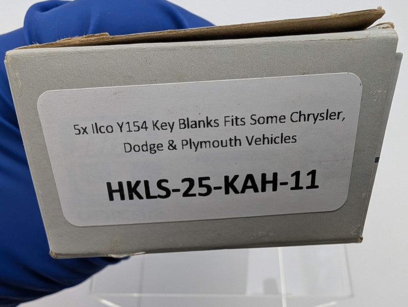 5x Ilco Y154 Key Blanks Fits Some Chrysler, Dodge & Plymouth Vehicles 4