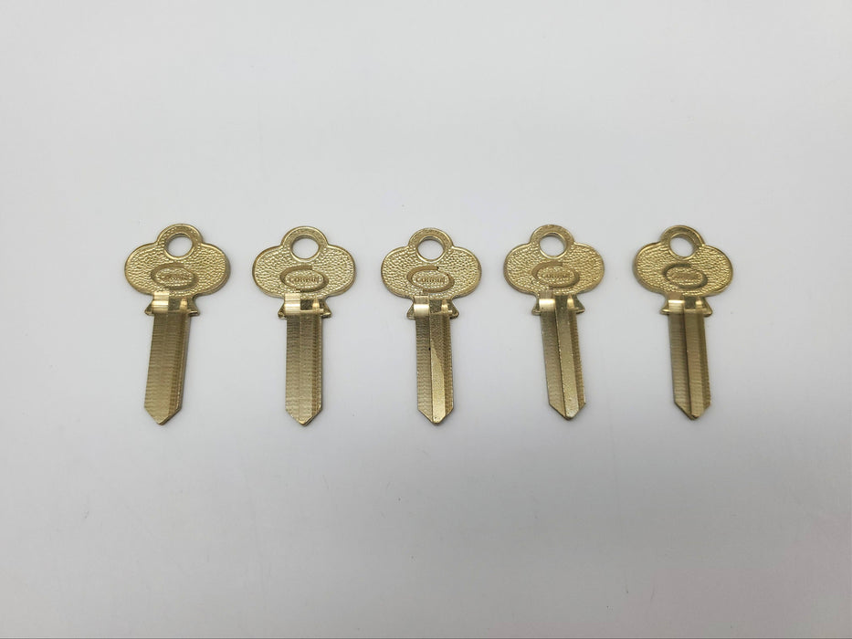 5x Corbin 27A1 Key Blanks 27A1 Keyway Brass 5 Pin X1 Bittng 3