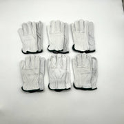 PIP 991K Leather Drivers Gloves Size Medium Keystone Thumb Slip On Cuff 6 Pairs 10