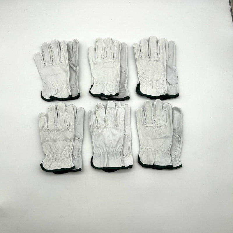 PIP 991K Leather Drivers Gloves Size Medium Keystone Thumb Slip On Cuff 6 Pairs 10