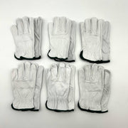 PIP 991K Leather Drivers Gloves Size Medium Keystone Thumb Slip On Cuff 6 Pairs 9
