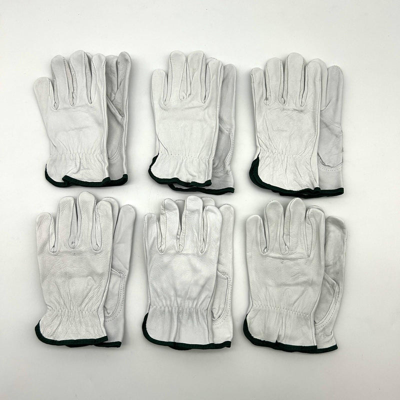 PIP 991K Leather Drivers Gloves Size Medium Keystone Thumb Slip On Cuff 6 Pairs 9
