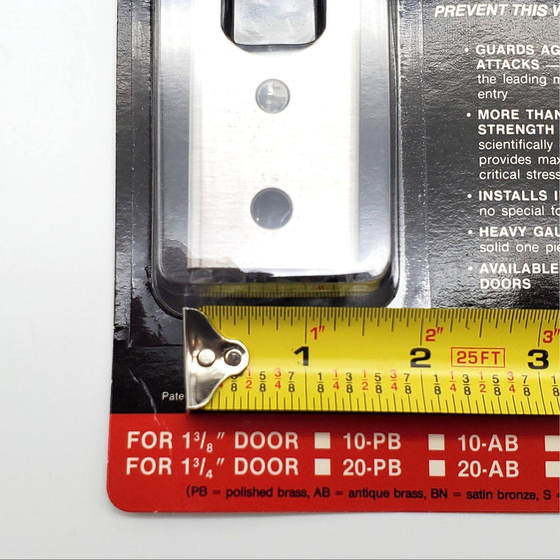 2x Security Door Reinforcement Plate Deadbolt or Lockset MAG Edge Guard 10-S 8