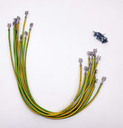 Actassi VDIM48E011 Rack Earthing Kit Pack of 10 for 19" Slim Panels 1