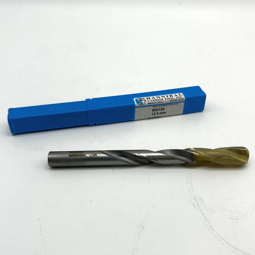 Hannibal 600120 Jobber Length Drill Bit Type 600 0.4724/12mm Diameter 5-7/8 OAL 1