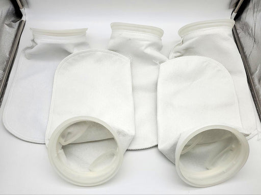 5x Liquid Filter Sock Bags 50 Micron 16" x 10" P Flange Size 1 Oil Diesel Water 1