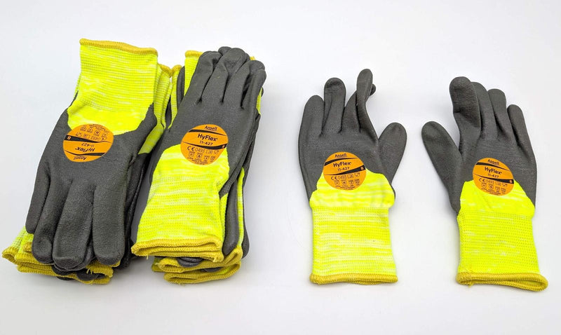 Ansell Nitrile Coated Gloves Med Abrasion Resistant Cut Resistant 11-427 12 Prs 1