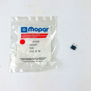 1ct Mopar 6101487 Mini 15 AMP Fuse Blue OEM NOS 1991-93 Jeep Cherokee Comanche 1