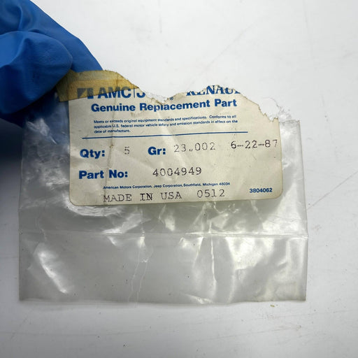AMC Jeep 4004949 Plug for Front Doors Interior OEM NOS 81-86 CJ Loose 2