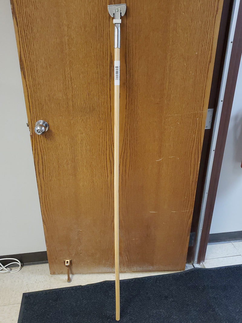 Boardwalk BWK1490 Dust Mop Handle Clip On 1" Diam 60" Len Solid Wood Pack of 9 1