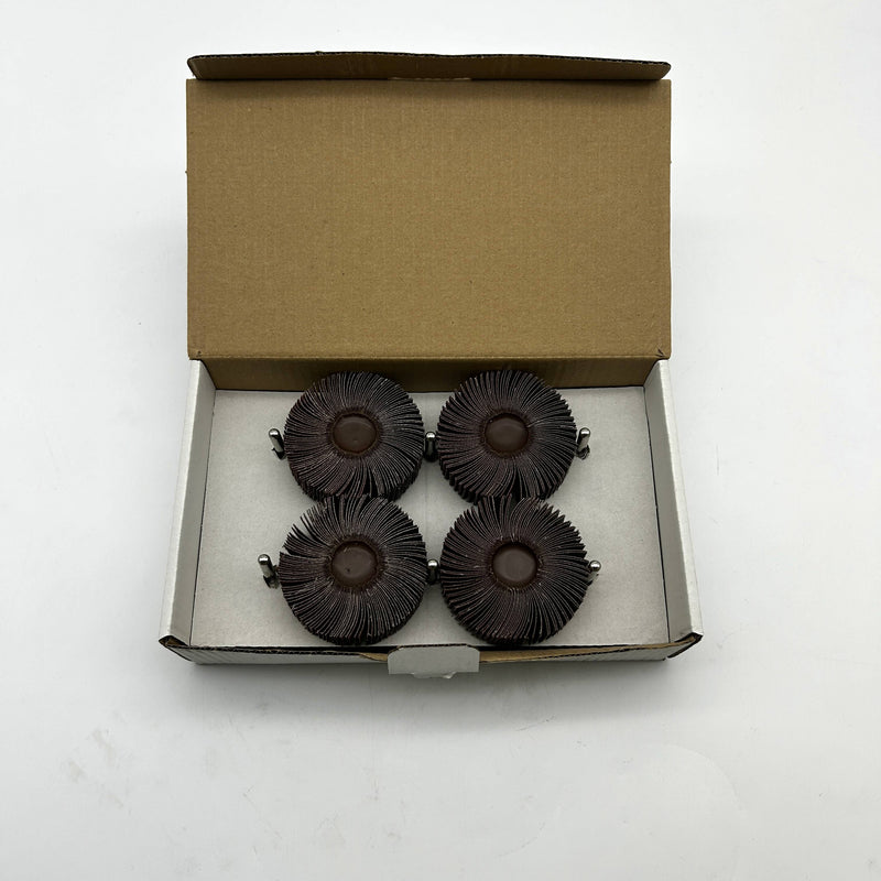 CGW 39949 Flap Wheel 3in Diameter x 1in Thick x 1/4 Shank AO 80 Grit Medium 10pk