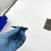 8pk Cle-Line C18419 Jobber Length Drill 1898L 11/32 Left Hand Spiral HSS Bright 6