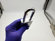 American 5262 Padlock 2-1/8"L x .375"D Shackle 2" Steel Body Rekeyable USA Made 5