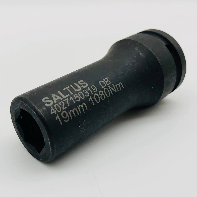Atlas Copco 19MM Socket 3/4" Square Drive Hex 100mm Length Saltus 4027150319 DB 1