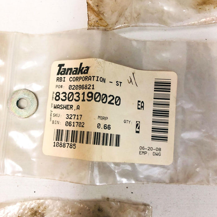 Tanaka 8303190020 Washer for Blower OEM NOS Superseded to 6693593 2