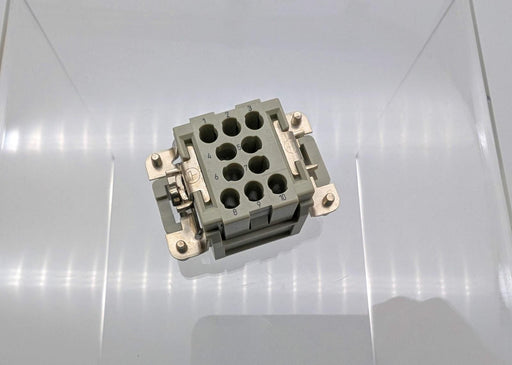 Harting 09320103001 Rectangular Plug Insert 10 Pole 12-26 AWG 500V 16A 1