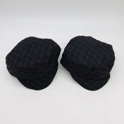 Guard Line 490714 Welders Skull Cap Quilted Black Red Cross Stitching 7in 2pk 6