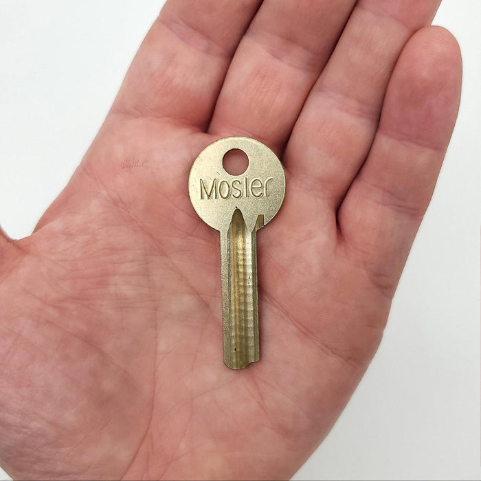 Mosler 73765 Safe Deposit Lock Key Blank 0.096" T x 0.36" W x 2.25" L 1