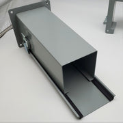 Hoffman F44LXL Wireway Section Cutoff Fitting Lay-in 4" x 4" x 9" to 15" Length 4