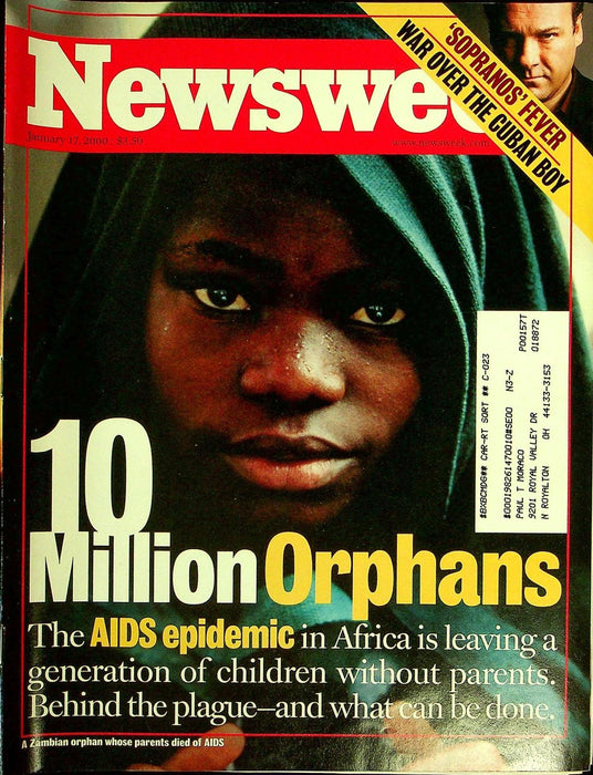 Newsweek Magazine January 17 2000 Elian Gonzalez Cuba Fidel Castro The Sopranos 1