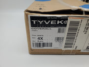 Tyvek 400 Coveralls Size 4XL Zipper Closure White TY120SWH4X0006G1 Pack of 6 6
