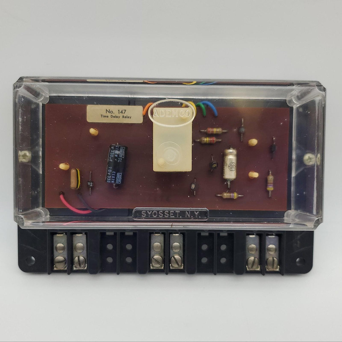 Ademco No 147 Central Office Relay with Time Delay 15-30 Sec 6VDC USA ...