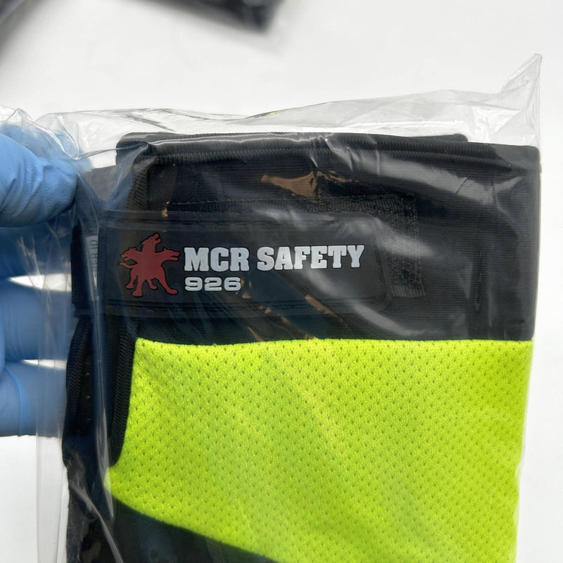 MCR Safety 926 Mechanics Gloves 2XL Hi-Vis Lime W/ Dotted Palm Insulated 3 Pairs 6