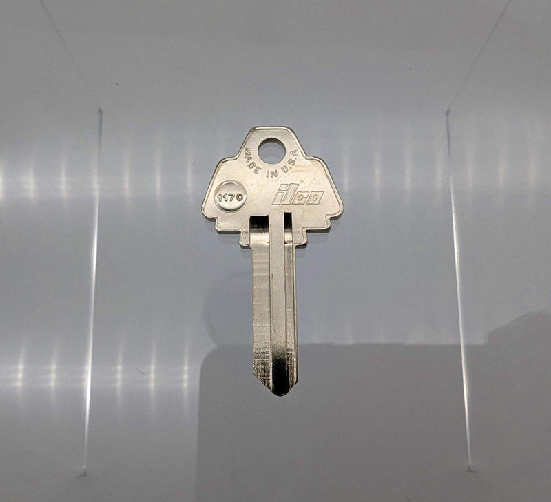5x Ilco 1170 Key Blanks fits Older Challenger & Hollymade Locks Nickel Plated 1