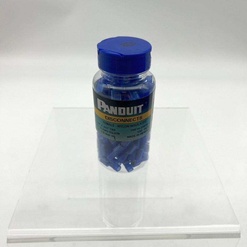 Panduit DNF14-250FIB-C Female Disconnect Nylon Insulated .25"x.032" Tab 100pk 7
