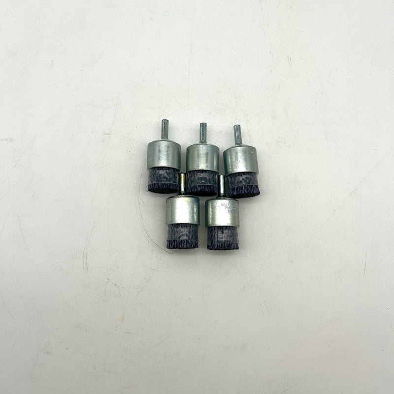 Weiler 86105 End Brush 1in Burr .043/120 CG EBA-22P Abrasive Nylon Lot of 5 12