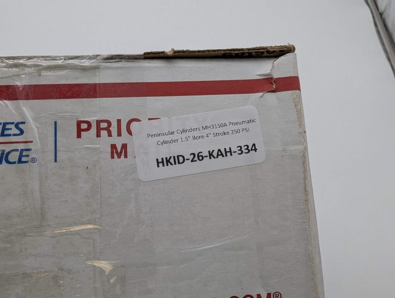 Peninsular Cylinders MH3150A Pneumatic Cylinder 1.5" Bore 4" Stroke 250 PSI 6
