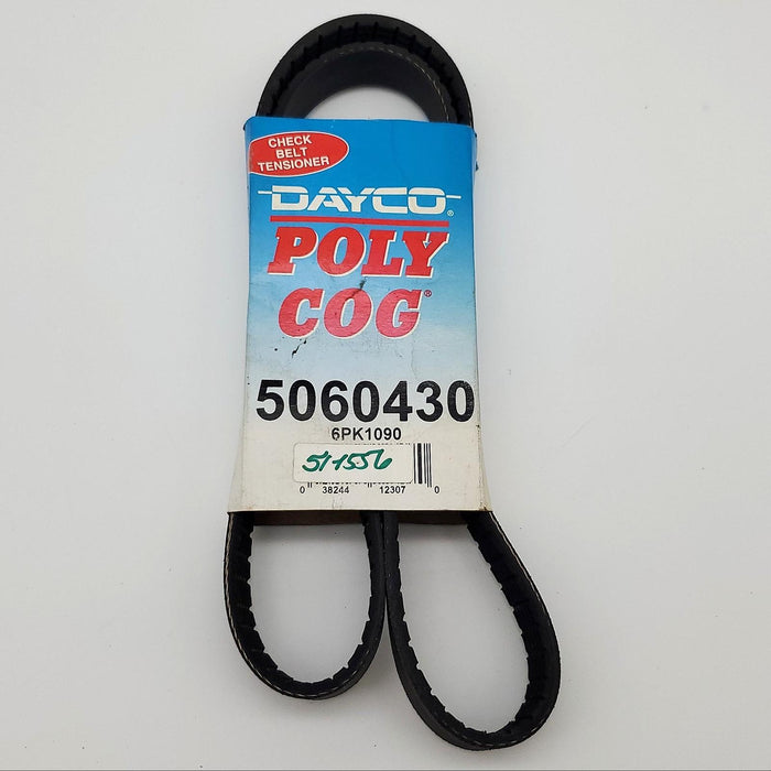 Dayco 5060430 Serpentine Belt 0.82" Width 43" Length Poly Cog V-Belt 1