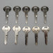 10x Ilco X124 Key Blanks Datsun, Nissan, Infiniti Nickel Plated DA28 EZ 3