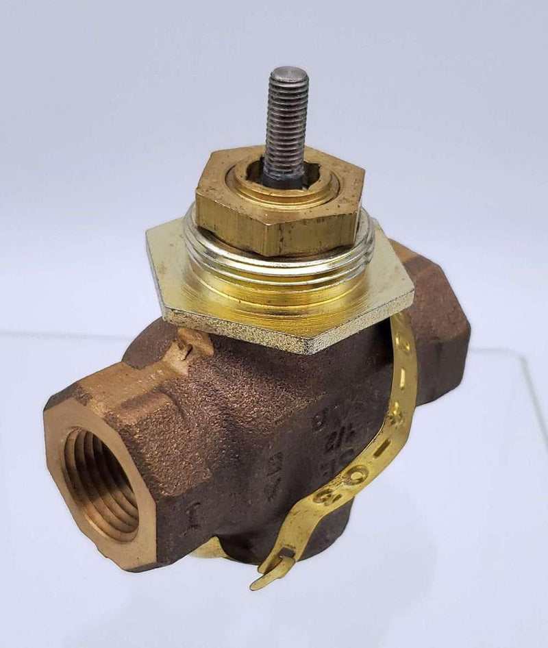 Schneider VB-7213-0-4-3 Hydronic Globe Valve 2-Way Brass 1/2" 250 PSI 1