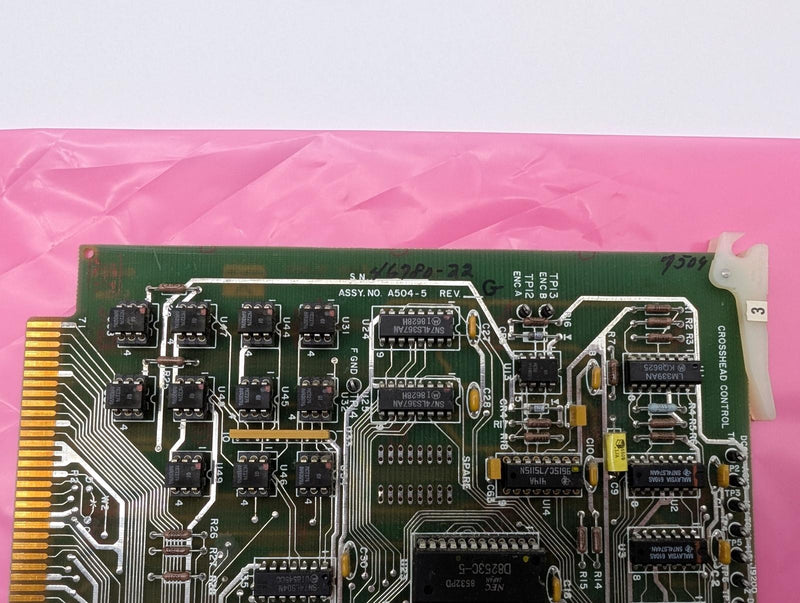 Instron A504-5 Rev G Crosshead Control Board T504-32 Rev F 4300 Series 3