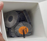 Standard Abrasives 3" x 1/2" x 1/4" Flap Wheels 120 Grit Silicon Carbide 10 PK 4