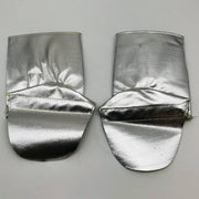 National Safety Apparel L09NJNJVCFSLG Silver Spat Large Hook Loop Aluminized OPF 1