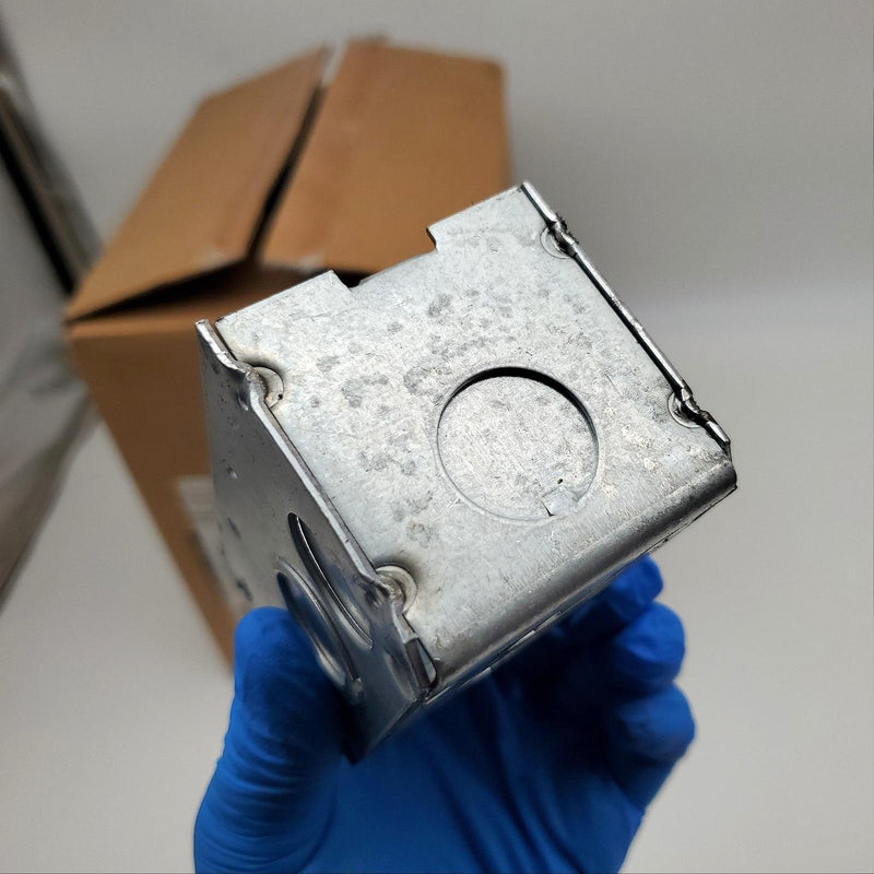 Appleton 4SSL-EK Handy Box 4" x 2-1/8" x 2-1/8" Deep Pack w/ Knockouts Box of 50 5