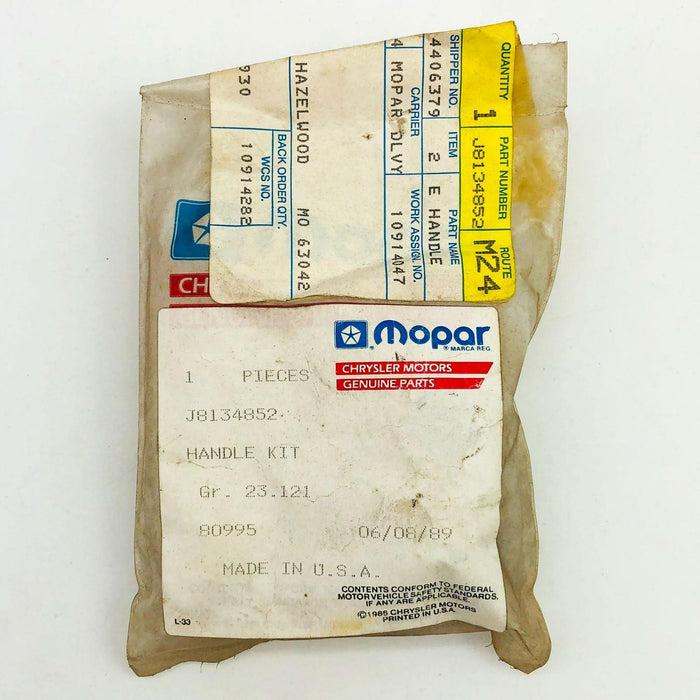 Mopar J8134852 Handle Package for Vent Door Glass Front OEM NOS 1981-86 CJ 7-8 1