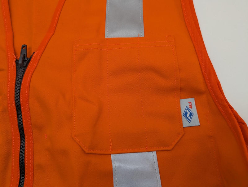National Safety Apparel Electrician Vest Large Arc & Fire Resistant 4 Pocket 5