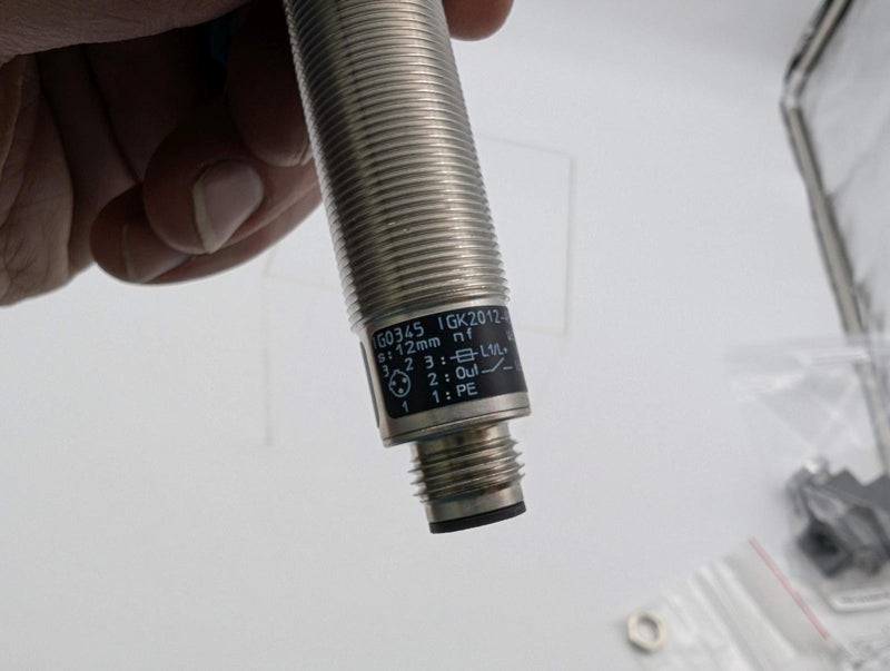 IFM IG0345 Inductive Sensor 12mm Range M18 x 1 Threaded 100 mA 3